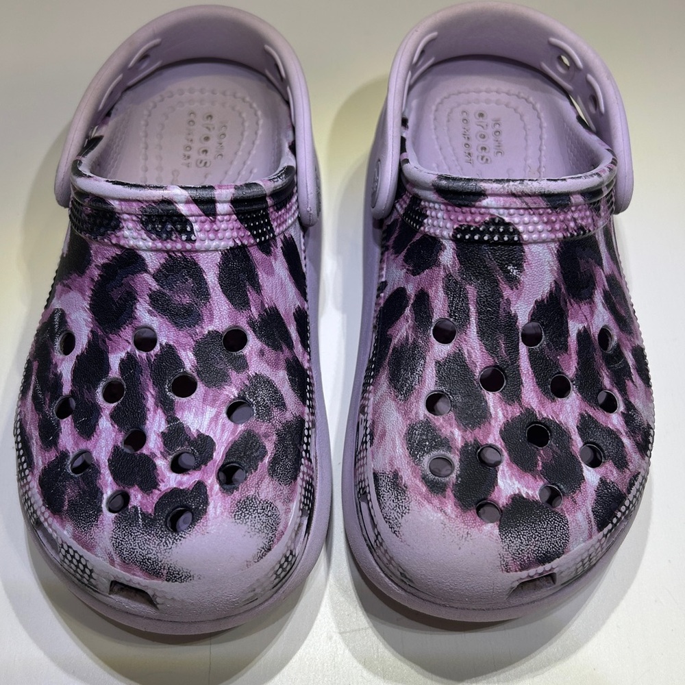 Crocs Kids Cutie Crush Platform Clog Sandal, Size 12 - Picture 3 of 11